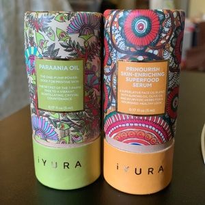 IYURA Prinourish + Paraania oil serum Full Size superfood Lot of 2